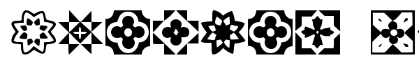 Italian Mosaic Ornaments font preview
